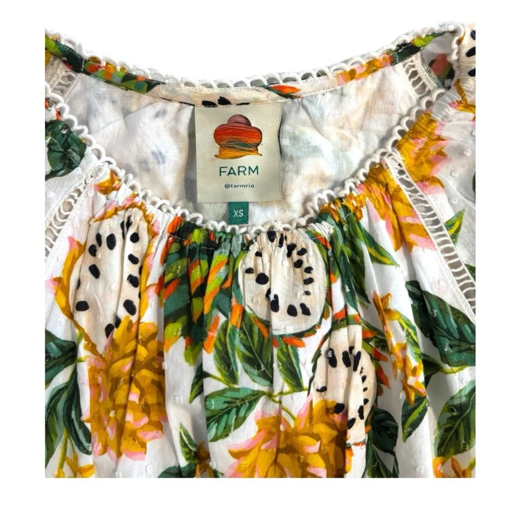 NWOT FARM Rio Biriba Crop Top - Picture 4 of 6